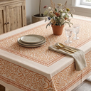 Decorative Rectangle Table Cover
 64x80 inches