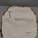 Taygeer Backpack for Women, College Backpack with Laptop Compartment & Shoe Pouch, 35l Travel Laptop Mochila Carry On Luggage, Airline Approved Personal Item Bag For Weekender Gym Hiking, Khaki White (Large)