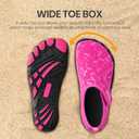 SEEKWAY Barefoot Water Shoes for Kids - Wide Toe Box and Quick-Dry Sand Shoes Toddler for Hiking Swim Beach Pool Kayak Sport Accessories, Camping Essentials Non-Slip for Boys Girls Sizes, 3 Big Kid