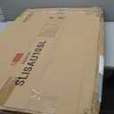 SereneLife Portable Sauna Box for Home, Infrared Sauna Tent with Heated Foot Pad and Folding Chair, Remote Control In-Home Spa, 38" x 32 - (Silver)