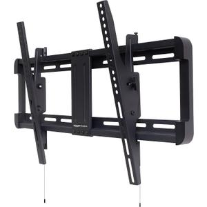 Amazon Basics Tilting TV Wall Mount with Horizontal Post Installation Leveling for 32" to 86" TVs, Wood Studs Compatible, Black