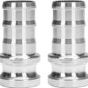 Aluminum PartE Camlock Fitting - 2" Male Cam lock x 2" Hose Shank Type E Cam Groove Hose Quick Disconnects Adapter (pack of 2)