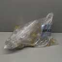 50 Pack Clear Plastic Hangers with Gold Glitter, Acrylic, Ultra Slim, Space Saving, for Coats, Pants, Suits, Shirts, Skirts, Dress Clothes