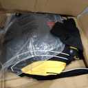 J-RACING Racing Suit Karting Suit/Race/Rally Go Kart Auto Racing Fire SFI 3.2A/1 Black Yellow (Black, XL)