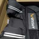Adjustable Weighted Vest Men 20lbs/30lbs/40lbs Weights with Reflective Stripe, Weight Vest Woman Workout Vest for Strength Training Running Walking