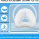 Nasal Mask Cushion for AirFit N20, 2 Packs Reliable Seal & Perfect Fit for Nasal Pillow Mask Cushions - Replacement Supplies (L)