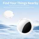 2 Pack Tracker Tags [Apple MFi Certified] Pair with Apple Find My (iOS Only) Bluetooth Air Smart Tags Key Finder Item Locator Waterproof Finder Worldwide Tracking for Pets Wallet Backpack Dogs Luggage