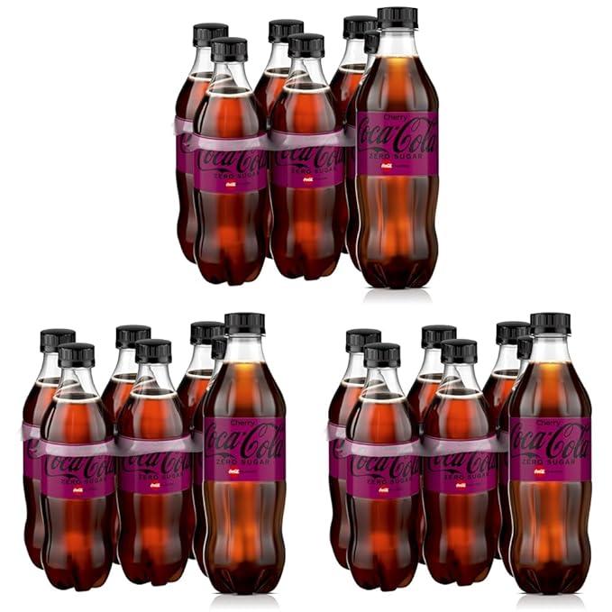 Coca-Cola Zero Sugar Cherry Diet Soda Soft Drink, 16.9 fl oz, 6 Pack SEP 01/25