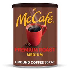 McCafe Premium Roast, Medium Roast Ground Coffee, 30 oz Canister (EXP 04/15/27)