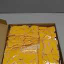 Jutom 156 Pieces Chenille Letter Patches Iron on Bulk Large 3.2 h x 2.4 w College Letters Patches Clothing Embroidered Trimmed Preppy Alphabet for Letterman Jackets Jeans (Yellow)