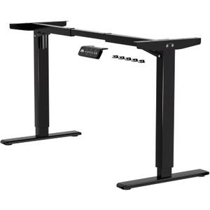 Standing Desk Frame Dual Motor, Electric Adjustable Legs Compatible Desktop Size 39-71, 264 lbs Weight Capacity, Sedentary Reminder Stand Up Desk Frame Workstation, Black Frame Only