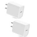 20W USB-C Wall Charger Apple MFi Certified, Fast Charger Block for Phone 17/16/15/14/13 Pro Max/XS/XR/X/8, iPad Pro/Air, Compact Power Adapter, Safe and Reliable
