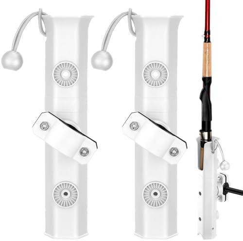 Seenelling Fishing Rod Holder for Bike Rack Pole Mount Rotatable Fishing Chair Pole Holders with Clamp for Boat Bicycle Motorcycle Kayak Cart