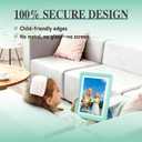 Green 5x7 Picture Frame,2 Pack, Fits 5x7 Photo or 4x6 with Mat, Acrylic Front & Durable ABS Frame, Shatterproof UV-Resistant Tabletop Display, Vertical/Horizontal Home Décor Frame