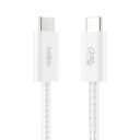 Belkin USB C to USB C Cable, 3.3ft, 240W - Type C Charger, iPhone Charger Cord, Soft, Braided, Flexible for iPhone 17, Galaxy S25, Pixel 9, MacBook, Chromebook, iPad Pro, Switch Steam Deck  White