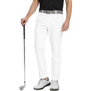 M MAELREG Golf Pants Men Quick Dry - 32" Stretch Lightweight 5 Pockets Water-Resistant Casual Mens Dress Pants, Size: 34W x 30L