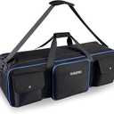 YOREPEK Tripod Carrying Case Bag, Light Stand Bag with 2 Protective Padding, 30.5" Large Photo Studio Equipment Case fit Tripods, Monopods, Speaker Stands, Boom Stands, Camcorder, Mic Stands, Travel