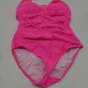 Aqua Eve Tummy Control Swimsuits for Women One Piece Bathing Suit Push Up Slimming Swimwear (Medium, Hot Pink)