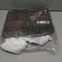 Cushioned Athletic Socks Men Women Ankle Compression Wickking Sock Tennis Running Basketball Workout 6 pack (Medium, White-6 Pairs)