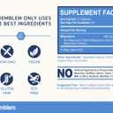 BioEmblem Triple Magnesium Complex | 300mg of Magnesium Glycinate, Malate, & Citrate for Muscles, Nerves, & Energy | High Absorption | Vegan, Non-GMO, EXP: 02/2029 (180 Capsules)