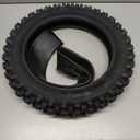 80/100-12 Rear Tire And Inner Tube3.00-12 Motorcycle Tire for 90cc 110cc 125cc SSR/CRF XR70 CR60R/KLX110 KX60/DRZ DS80 JR80 RM50 PW80 TTR YZ60 65SX Off Road Motocross Pit Dirt Bike