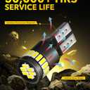 AUXITO 194 LED Bulbs for License Plate Light 168 175 2825 W5W T10 24-SMD 3014 Chipsets 6000K White for Car Dome Door Map Dash Courtesy Cargo License Plate Lights, Pack of 2