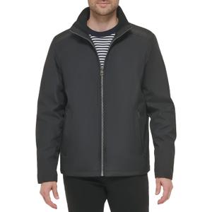 Calvin Klein Men's Stand Collar Poly Jacket, S