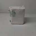 Cesun Small Bathroom Trash Can with Lid Soft Close, 5 Liter/1.3 Gallon Stainless Steel Garbage Can with Removable Inner Bucket, Step Pedal, Slim Waste Basket for Toilet, Office, Bedroom (White&Gold)