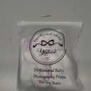 Ylsteed Newborn Receiving Blanket Headband Set Baby Swaddle Floral Wrap Baby Swaddle Blankets for Newborns with Hat Swaddling Wrap 32 x 32 inches Soft and Skin-Friendly (White-purple)