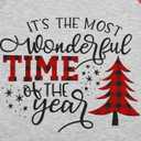 TAOHONG Merry Christmas Sweartshirt for Women Xmas Buffalo Plaid Tree Tops Color Block Snowflake Print Long Sleeve Shirt (XL)