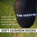 No-Show Socks Men: Running & Compression - Low Cut & Ankle Support Socks for Men (White)