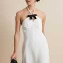 Simplicity SS3133Y5 Misses' Pullover Halter Dress Sewing Pattern Packet, Design Code S3133, Sizes 18-20-22-24-26