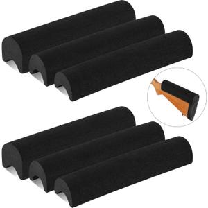 Gueevin 6 Pieces Rifle Cheek Riser Rest Pad Black EVA Foam Non Slip Cheek Riser for Rifle Gun Buttstock Cover
