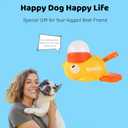 Dog Treat Dispenser Toy, Cat Puzzle Feeder, Interactive Durable Yellow Duck-Shaped Puzzle Feeder for Dog Cat Treat Toy (Duck)
