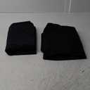  Black Curtains 52x94 Inch Length for Bedroom 2 Panels Blackout Room Darkening Curtains 
