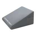 Texstead Bed Wedge Pillow Cover Only 24x24x10 Inch, Silky & Smooth Wedge Pillow Cases, Removable & Machine Washable-Zipper Design Pillowcase LightGray