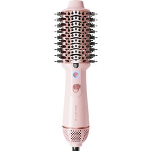 Dual Voltage Hair Dryer Brush for European Travel, 120V - 240V One Step Hair Dryer and Styler Volumizer, Professional Blow Dryer Brush with Negative Ion Anti-frizz for Drying, Straightening, Salon