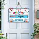 Welcome to the Nurse’s Office Sign – 12"x8" Hanging Wooden Plaque for School or Clinic – Rustic Nurse Wall Decor, Personalized Door Sign for Health Room, Pediatric or Medical Office