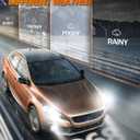 SEALIGHT H11 H8 H16 LED Fog Light Bulbs or DRL, Real 360 illumination Fog Bulbs, 6000K 400% Brightness Upgraded, H16 Front Fog Lamp,Non-polarity, Pack of 2, Plug&Play