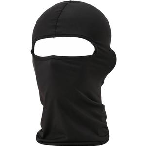 Balaclava Tactical Face Mask Hood Neck Gaiter 1 Pack (Black) (Black)