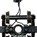 Bachmann Trains End of Train Device with Track-Powered Flashing LED - HO Scale, Black
