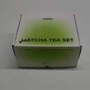 Matcha Kit Set, Ceramic Matcha Bowl with Spout & Holder, Bamboo Whisk, Sifter, Scoop, Traditional Japanese Matcha Tea Making Tools, Complete Gift Set 5-PC (Light Green)