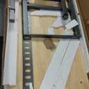 48" Height Adjustable Workbench, 2000 LBS Load Capacity Rubber Wood Top Workstation, Heavy-Duty Hardwood Worktable for Garage Workshop (with Wheels and Socket,48'')