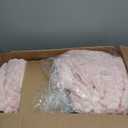 BEDELITE Fluffy King Size Comforter Set - Pink Fleece Soft Comforter for King Size Bed, Luxury Warm Bedding Set for Winter, Fuzzy Bed Set 3 Pieces (1 Comforter, 2 Pillowcases)