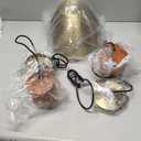 ELYONA 2 Pack Hammered Pendant Light Fixtures, 10.2" Vintage Metal Solid Wood Hanging Bar Lamp, Mid Century Antique Gold Pendant Lights for Kitchen Island, Farmhouse, Dining Room, Brushed Brass (Medium)