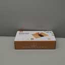 Joy&Grace Sofa Armrest Tray with Large Mug Holder, Bamboo Couch Arm Tray, Anti-Slip Couch Cup Holder Foldable Sofa Arm Table for Eating Drinks Cellphone (Color Natural)