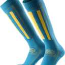 DANISH ENDURANCE mens Socks (Large, Blue/Yellow)