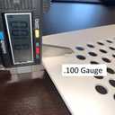 Receilit 2'x2' White Plastic Perforated Tile with 1/2" Diameter Holes