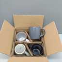 famiware Mercury Coffee Mugs 13 oz, Coffee Mugs Set of 4 with Handle, Cups for Latte, Hot Tea, Cappuccino, Mocha, Cocoa, Multi-color