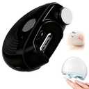 Electric Nail Clippers for Adults Seniors, Automatic Nails Clipper with Polisher for Toenails Fingernails(Black)